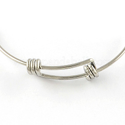 Устойчивый к потускнению регулируемый браслет из нержавеющей стали 201 STAS-R069-03