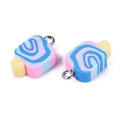 Pendentifs en pâte polymère manuels&nbsp;CLAY-Q253-07P-08