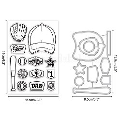 Наборы для самостоятельного изготовления альбомов на бейсбольную тему&nbsp;DIY-GL0004-05