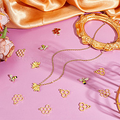 60шт 6 стиля подвески из сплава с эмалью&nbsp;FIND-ME0001-96