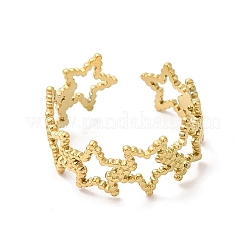 Кольца-манжеты из нержавеющей стали 304 с ионным покрытием (IP)&nbsp;RJEW-L107-006G