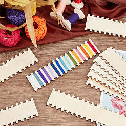 Доска для намотки деревянной проволоки DIY-WH0033-61