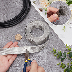 4 м плоская плетеная трубка из нержавеющей стали марки 304&nbsp;FIND-UN0016-16C