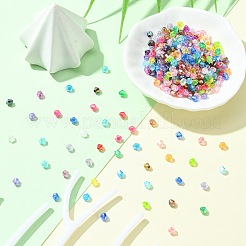 5400шт 18 цвета прозрачные акриловые бусины&nbsp;TACR-CJ0001-30