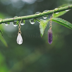 Серьги-подвески из нержавеющей стали 304&nbsp;EJEW-GO00001