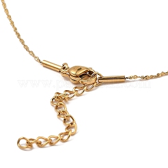 10 шт. набор из цепочек-змеек из нержавеющей стали 304 с вакуумным покрытием PVD NJEW-K254-01G