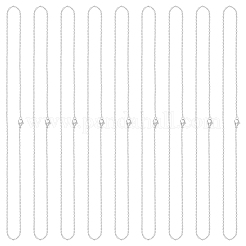 Ожерелья из нержавеющей стали 304 с цепочкой из троса&nbsp;NJEW-UN0001-45P