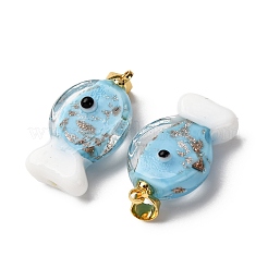 Подвески лэмпворк ручной работы LAMP-A007-01G-04-05