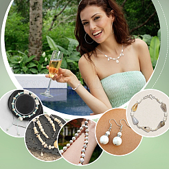 110шт 4 стиля синтетические бирюзовые бусины G-GA0001-74A