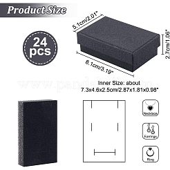 Scatole di visualizzazione diamantate sciolte acriliche trasparenti&nbsp;CON-WH0087-53A
