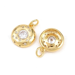 Breloques en laiton zircon cubique transparent&nbsp;KK-H292-04G