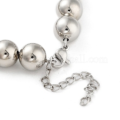 Латунь бисера ожерелья NJEW-L170-08A-P