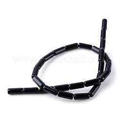 Природные обсидиана шарик нити G-R356-54