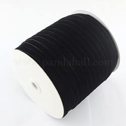 3/8 inch Single Face Velvet Ribbon, Black, 3/8 inch(9.5mm), about 200yards/roll(182.88m/roll)