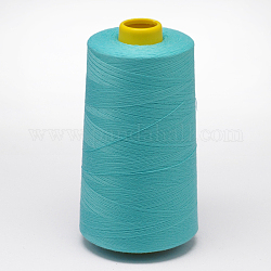 100% gesponnenen Polyesterfaser Nähgarn, Türkis, 0.1 mm, ca. 5000 Yards / Rolle