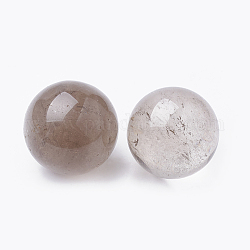 Décorations naturelles de quartz fumé, ronde, 30~35mm