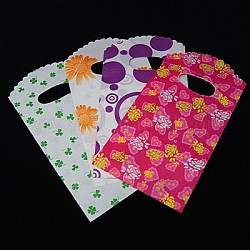 Sacchetti di plastica stampati, colore misto, 9x18cm