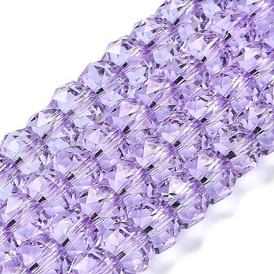 Chapelets de perles en verre transparente  &nbsp;EGLA-K071-01E-1