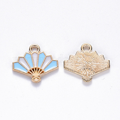 Подвески из эмалированного сплава в китайском стиле ENAM-N054-026A-1