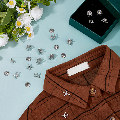 16 шт. броши в виде самолета JEWB-FH0002-34-1