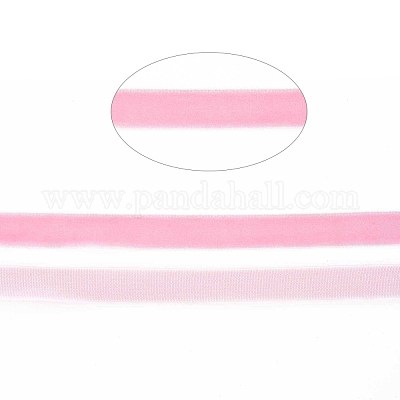 White, Pink and Purple Velvet Ribbon