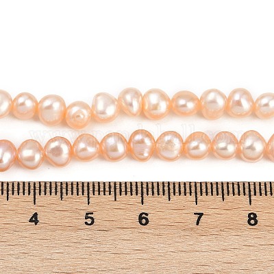 Нити из натурального культивированного пресноводного жемчуга PEAR-P064-19E-08C-1