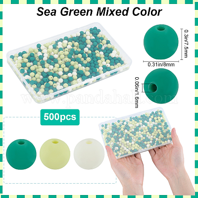 500шт прорезиненные силиконовые акриловые бусины с имитацией силикона&nbsp;MACR-SP0001-07E-1