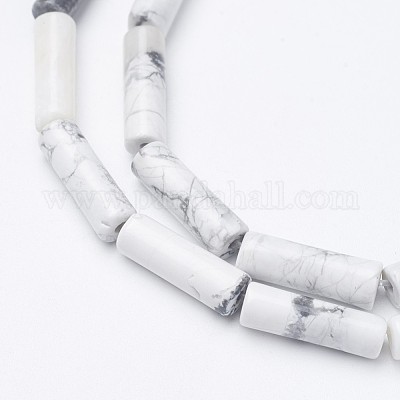 Естественно Howlite шарик нити G-G968-F03-1