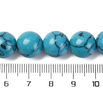 Chapelets de perles en turquoise synthétique&nbsp;G-L605-G01-04A-1
