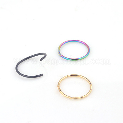 Кольца для носа из нержавеющей стали 316L WG46E6D-10-1