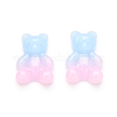 Кабошоны из непрозрачной смолы градиентного цвета CRES-R196-01B-1