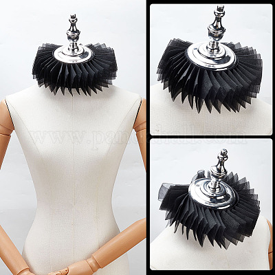 Кружевной воротник с оборками DIY-WH0504-234A-1