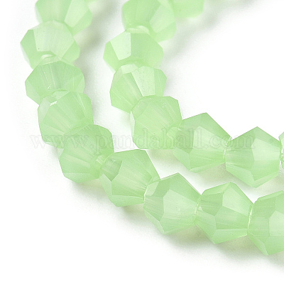 Граненые конус опал бусины нити EGLA-P017-01A-1