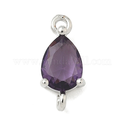 Шармы-соединители из латуни с паве из кубического циркония KK-Z120-31P-05-1