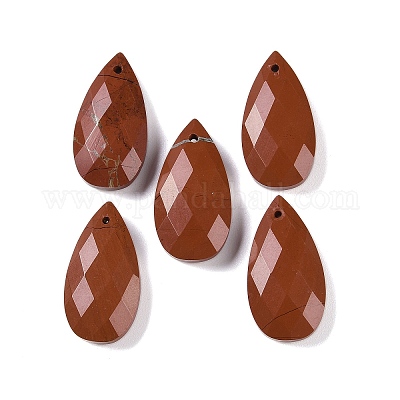 Природные красной яшмы подвески&nbsp;G-C140-05M-1