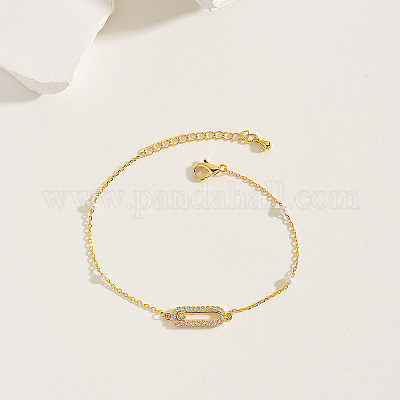 Браслеты из латунных прямоугольных звеньев SV9827-1