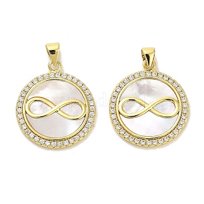 Латунные микро проложить кубического циркония подвески KK-K365-03G-1