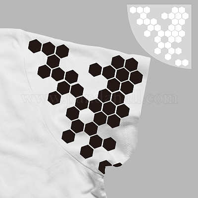 Акриловый шаблон тай-дай DIY-WH0347-038-1