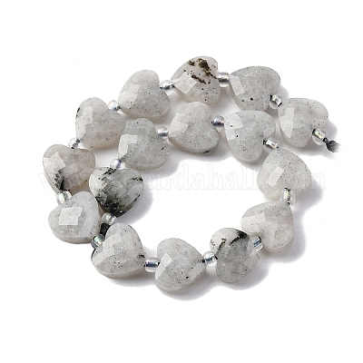 Природные лабрадорита бисер нитей G-P570-E18-01-1