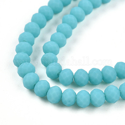 Нити из матовых непрозрачных стеклянных бусин EGLA-A034-P3mm-MD24-A-1