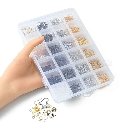 Wholesale PH PandaHall 300pcs Jewelry Making Kits Golden Earring Making  Kits Earring Hooks with Lobster Claw Clasps Jump Rings Eye Pin Bead Tips  Twist Chains for Earring Bracelet Necklace Jewelry DIY Crafts 