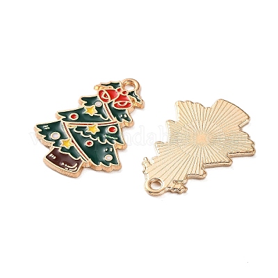 Подвески из эмали и сплава X-ENAM-I061-01KCG-02-1