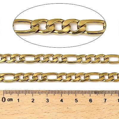 Цепи Фигаро из хирургической нержавеющей стали 316 CHS-H114-09A-G-1