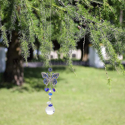 Стеклянная сфера призма ловцы солнца HJEW-WH0043-13-1