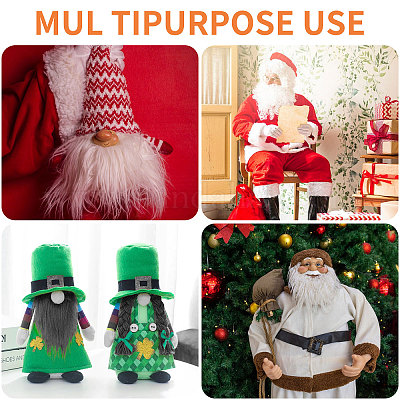 Костюм бороды гнома из искусственной шерсти OCOR-WH0082-273B-1