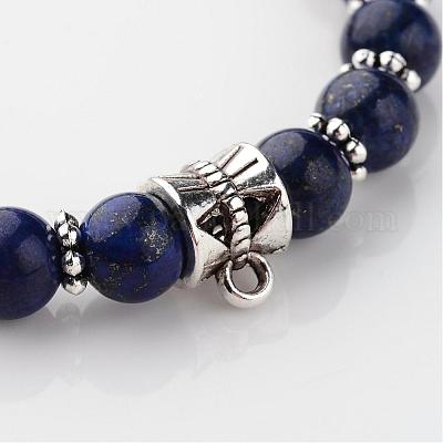 Природных драгоценных камней браслеты простирания BJEW-JB02415-1