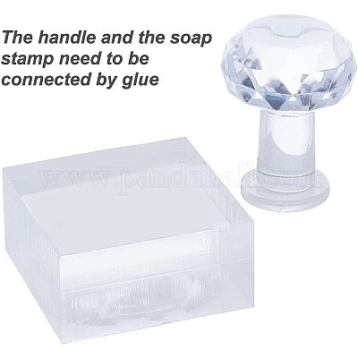 Craspire tampon de savon fait main lettre j diy tampon acrylique savon  lettre gaufrage timbre savon