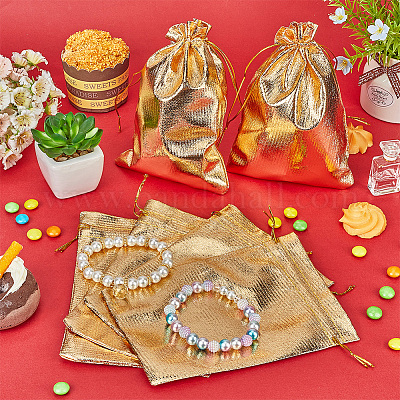 60 шт. мешочки из органзы с завязками OP-BBC0001-01E-1