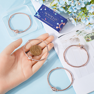 Изготовление браслета в европейском стиле из латуни 6шт. PPJ-SC0001-01C-1