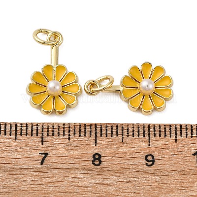 Латунь эмаль подвески KK-S525-08G-1